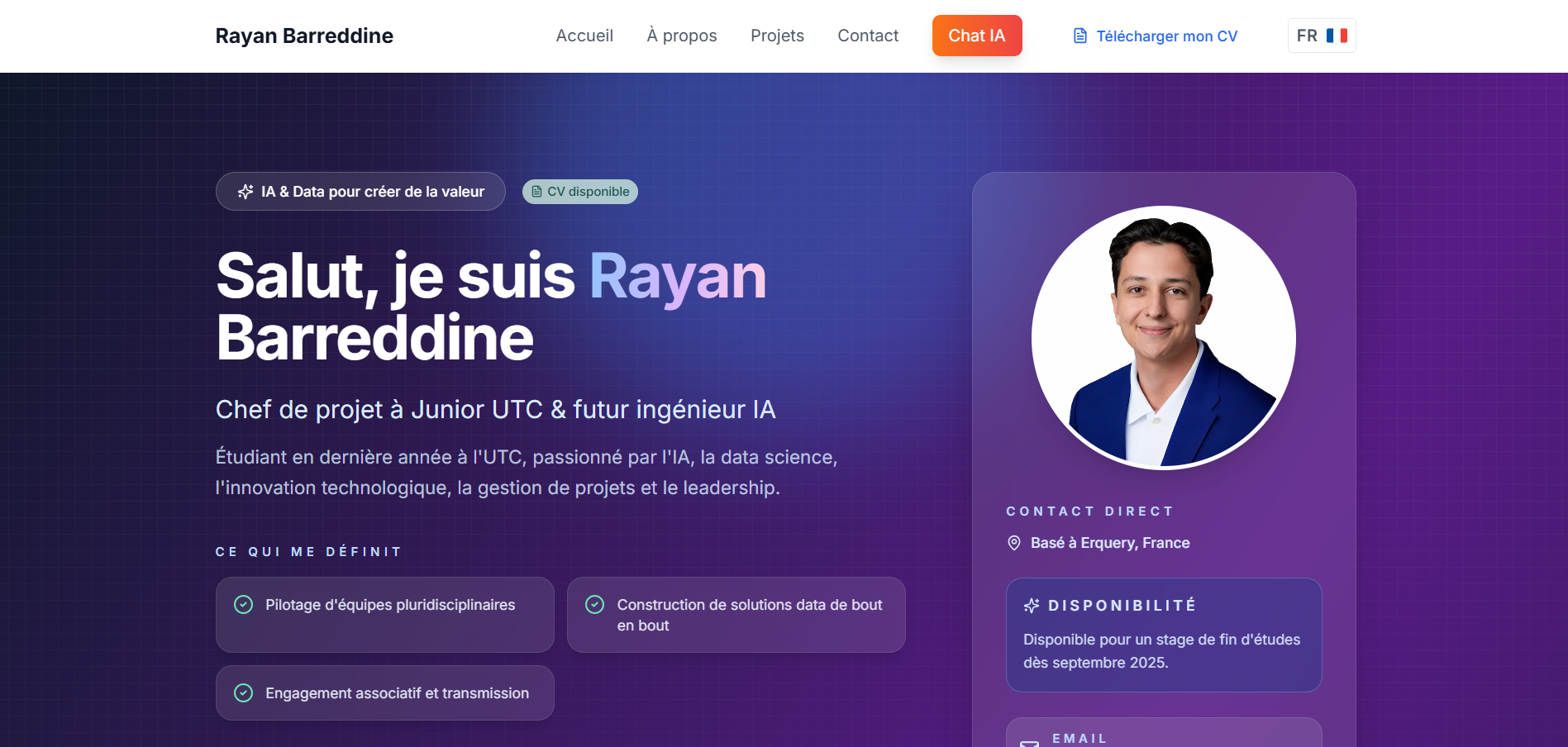 Ce merveilleux site portfolio